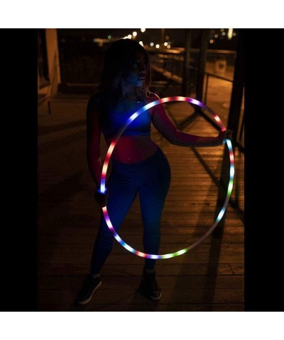 LED Hoops for Kids Adults Light Up Glow Sport Rings Dance Toy for Sports Playing Exercise (36 inch) $56.63 Kids' Fitness Equi...