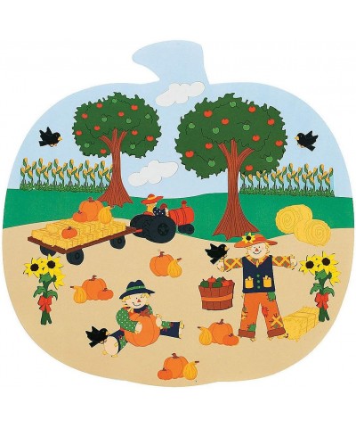 Pumpkin Patch Shaped Sticker Scene (Makes 12 Stickers) Fall Crafts $29.00 Kids' Stickers