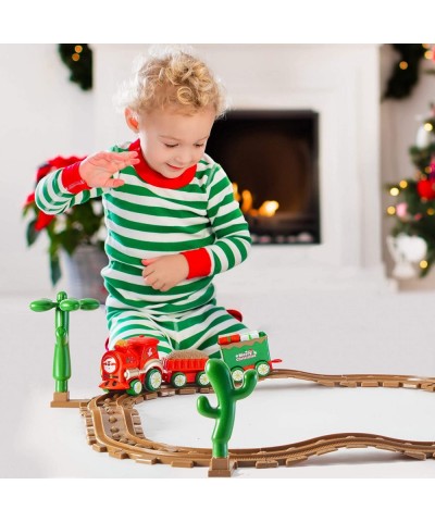 Kids Musical Train Set for Kids with Christmas-Themed Music Perfect Year-Round Gift for Boys Girls Toddlers $21.01 Toy Vehicl...