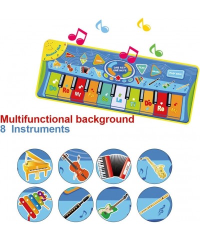 51X18.9 inch （130X48cm） Piano Mat Musical Keyboard Playmat Dancing Mat Touch Play Blanket Gifts Toys for Kids $23.52 Kids' Mu...