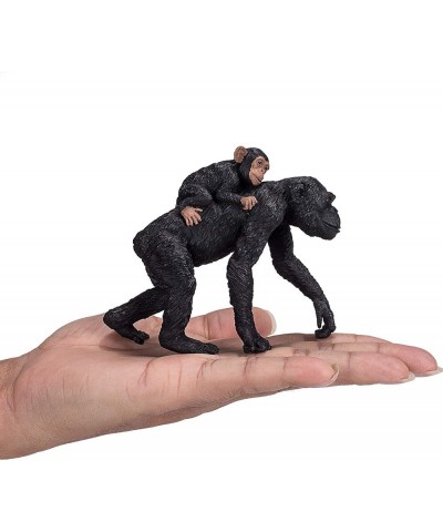 Chimpanzee with Baby Realistic International Wildlife Hand Painted Toy Figurine Mixedcolor 387264 $16.73 Action Figures