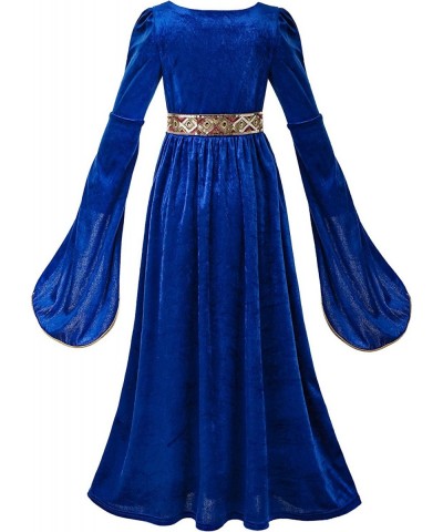 Girls Renaissance Queen Rose Dress Up Cosplay Royalty Medieval Princess Fancy Costume $49.32 Kids' Costumes