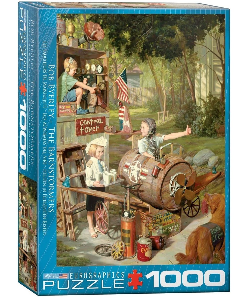 (EURHR The Barnstormers by Bob Byerley 1000Piece Puzzle 1000Piece Jigsaw Puzzle $37.95 Jigsaw Puzzles