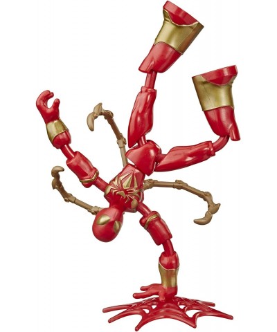 Marvel Bend and Flex Iron Spider Action Figure Toy 6-Inch Flexible Figure Includes Blast Accessories for Kids Ages 4 and Up $...