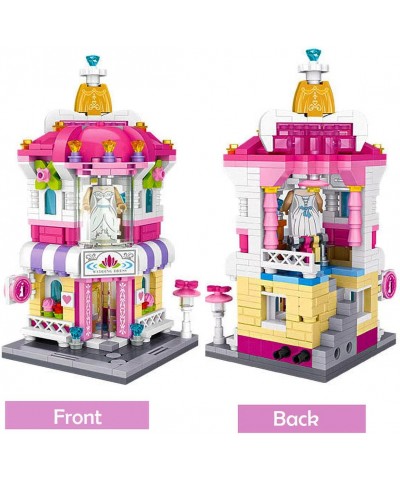 Girls Mini Building Blocks Mini Wedding Dress Store Toy Building Set 465 PCS Building Bricks Block Set for Girls Teens Adults...