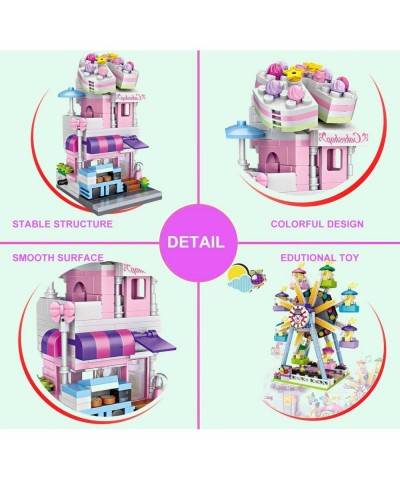 Girls Mini Building Blocks Mini Wedding Dress Store Toy Building Set 465 PCS Building Bricks Block Set for Girls Teens Adults...