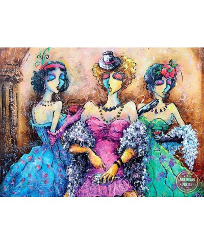 1000Piece Jigsaw Puzzle - Ladies Party Jigsaw Puzzle Multicolor $33.05 Jigsaw Puzzles