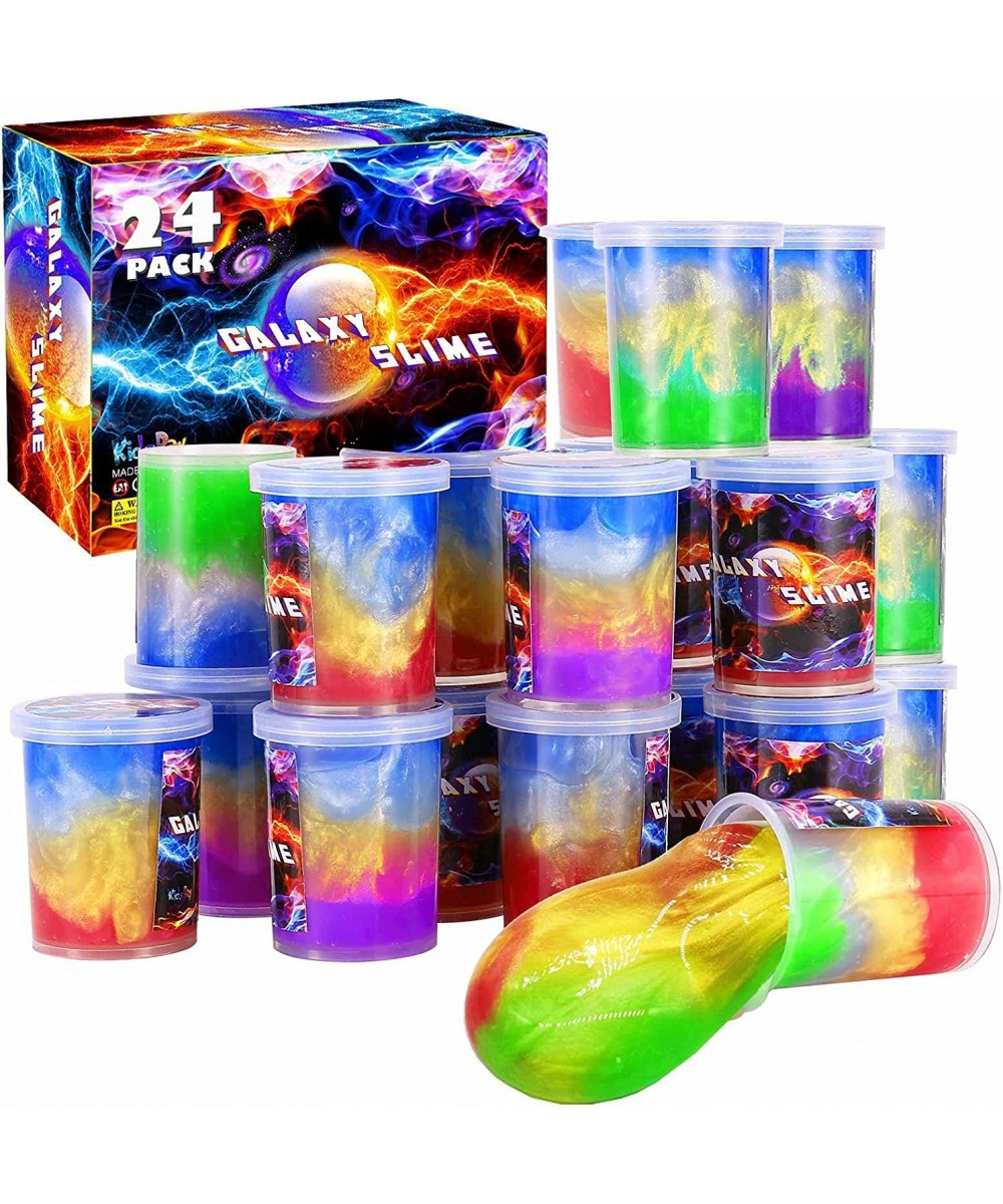 Galaxy Slime 24 Pack Slime Party Favors for Girls Boys Unicorn Color Slime Pack for Kids Goodie Bag Stuffers- Pretty Soft Str...