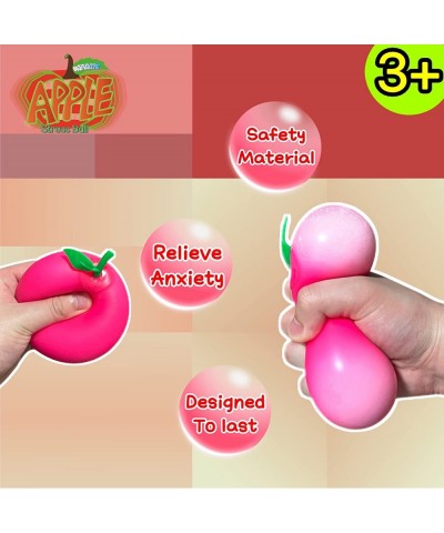 Stretchy Dough Ball Fidget Toys (Pack of 1) - Squishy Apple Stress Balls for Kids and Adults Fun and Soft Sensory Squeeze Bal...