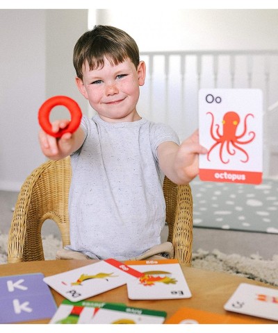 Montessori Felt Letters and ABC Flash Cards - Lowercase Large Alphabet Letters for Toddlers and Educational Flashcards for Pr...