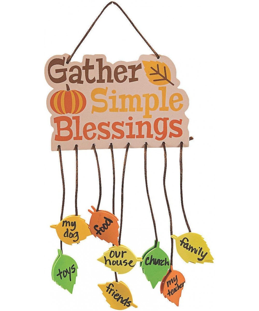 Gather Simple Blessings Mobile Craft Kit - Makes 12 - Thanksgiving Crafts for Kids $25.67 Kids' Drawing & Writing Boards