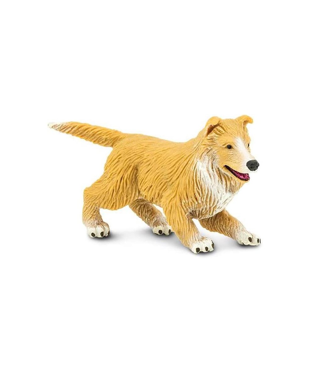 Best in Show Collection - Collie Puppy Figurine Non-toxic and BPA Free - Ages 3 and Up $16.16 Play Figure Playsets