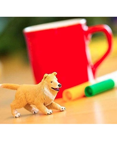 Best in Show Collection - Collie Puppy Figurine Non-toxic and BPA Free - Ages 3 and Up $16.16 Play Figure Playsets