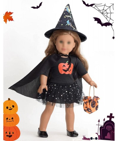 18 Inch Doll Clothes Accesories Halloween Pumpkin Witch Costume Pumpkin Suit Set for American 18 inches Dolls $37.27 Doll Acc...