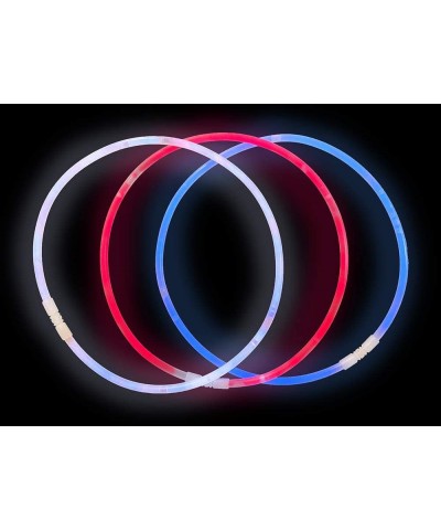 22" Assorted Color Glow Necklaces - Tube - 48 Pcs (22" Red White & Blue Glow Necklaces) $68.26 Kids' Dress-Up Accessories