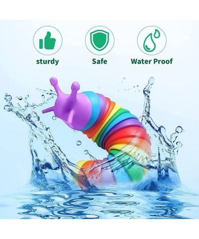 Fidget Slug Slug Fidget Toy Anxiety Relief and Sensory Fidget Toy for Kids and Adults Fidget Party Favors About 7.5 Inch Rain...