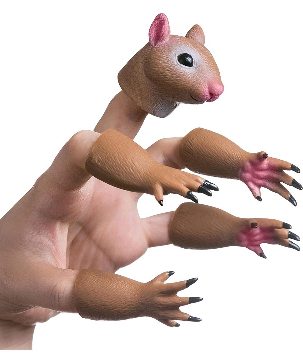 Handi Squirrel Finger Hand Puppet Novelty Toys Finger Doll Props Animal Finger Puppet Gift $22.75 Finger Puppets