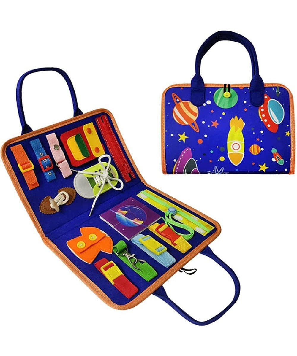 Busy Board for Toddlers Busy Board Bag Learning Education Toys for Toddler 1-3 Preschool Autistic Toddler Travel Sensory Toys...