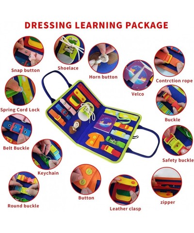 Busy Board for Toddlers Busy Board Bag Learning Education Toys for Toddler 1-3 Preschool Autistic Toddler Travel Sensory Toys...