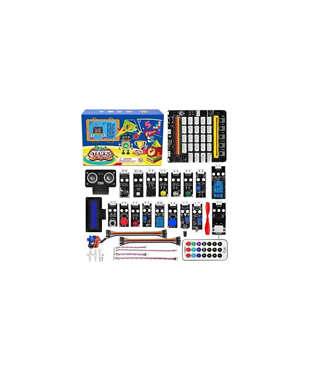 Starter Kit for BBC Micro:bit v1.5 v2| Early STEM Education for Beginners and Kids | Ultimate Bundle Includes Plug & Play Dev...