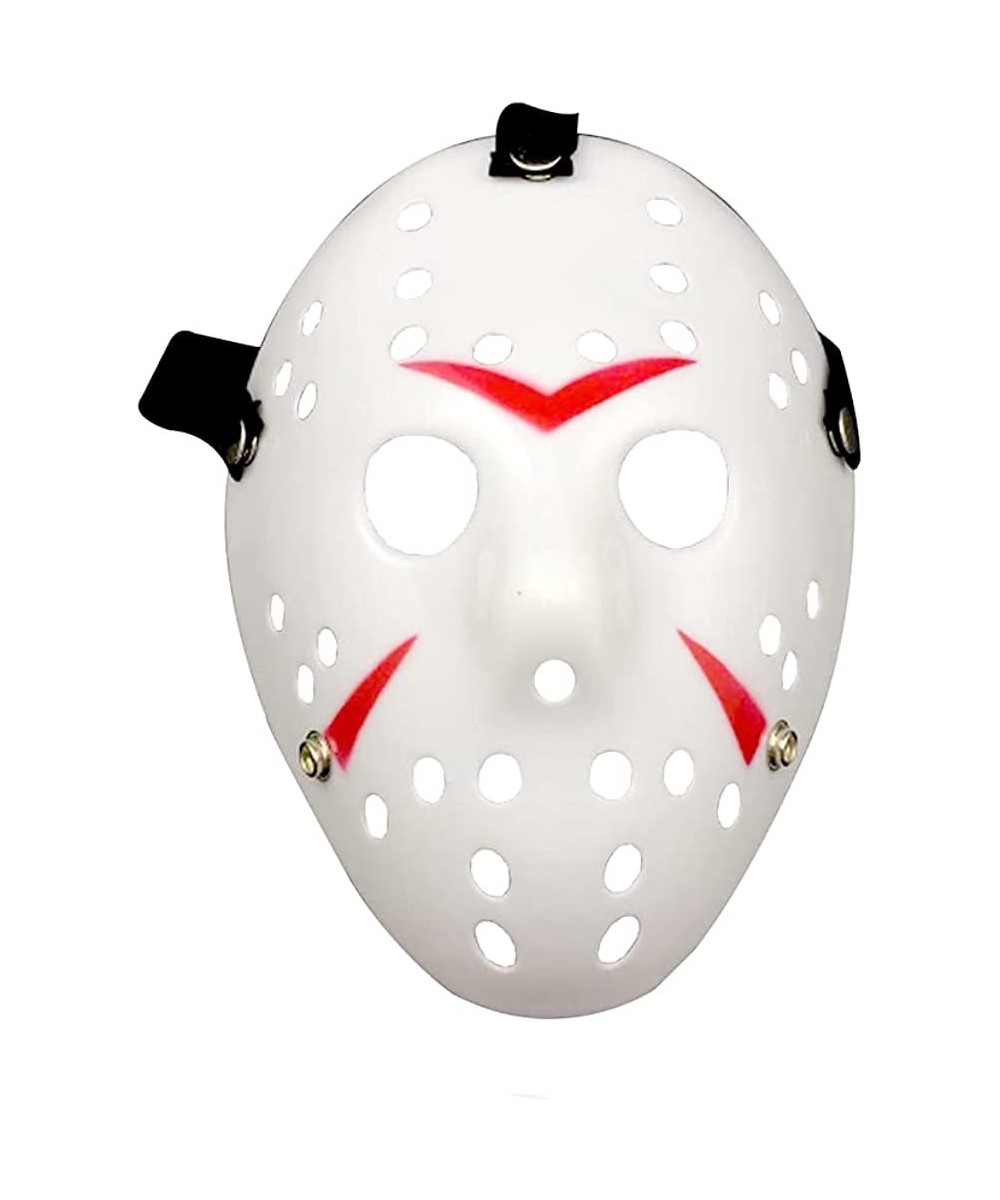 Halloween Jason Face Mask Retro Thicken Horro for Festivals Masquerade Party Carnival $19.02 Kids' Dress-Up Accessories