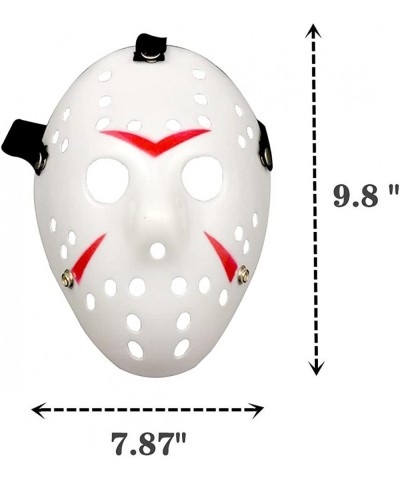 Halloween Jason Face Mask Retro Thicken Horro for Festivals Masquerade Party Carnival $19.02 Kids' Dress-Up Accessories