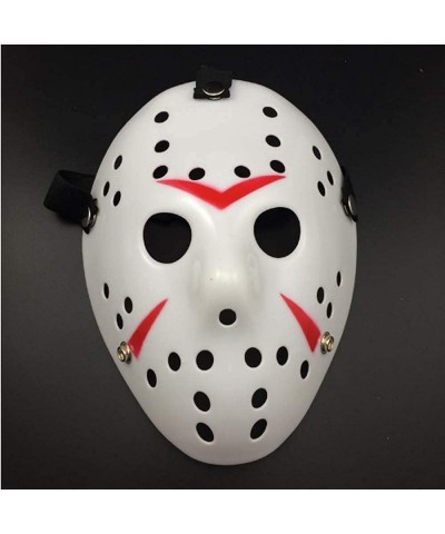 Halloween Jason Face Mask Retro Thicken Horro for Festivals Masquerade Party Carnival $19.02 Kids' Dress-Up Accessories