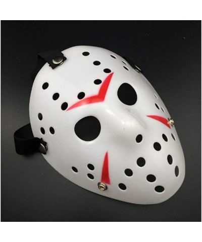 Halloween Jason Face Mask Retro Thicken Horro for Festivals Masquerade Party Carnival $19.02 Kids' Dress-Up Accessories