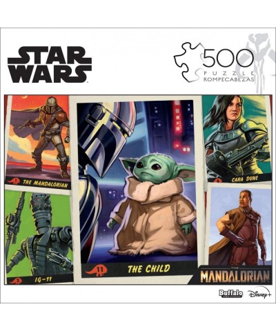 Star Wars: The Mandalorian - Trading Cards - 500 Piece Jigsaw Puzzle $16.89 Jigsaw Puzzles