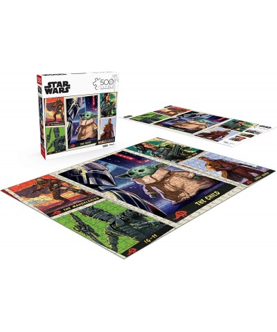 Star Wars: The Mandalorian - Trading Cards - 500 Piece Jigsaw Puzzle $16.89 Jigsaw Puzzles