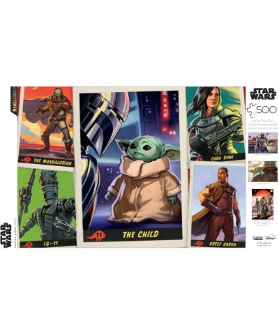 Star Wars: The Mandalorian - Trading Cards - 500 Piece Jigsaw Puzzle $16.89 Jigsaw Puzzles