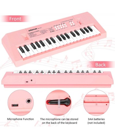 37 Keys Electric Kids Piano with Microphone Musical Toy Piano for Kids Ages 3-5 Portable Electronic Keyboard Piano Learning T...