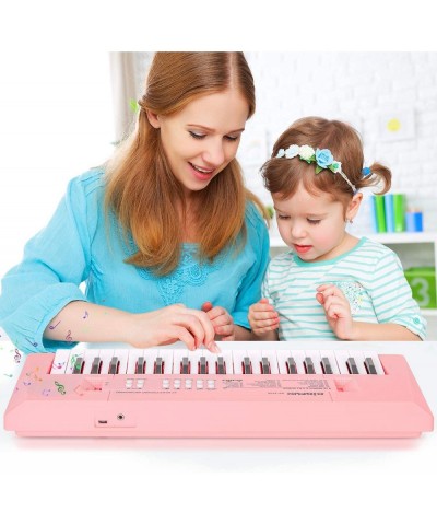 37 Keys Electric Kids Piano with Microphone Musical Toy Piano for Kids Ages 3-5 Portable Electronic Keyboard Piano Learning T...