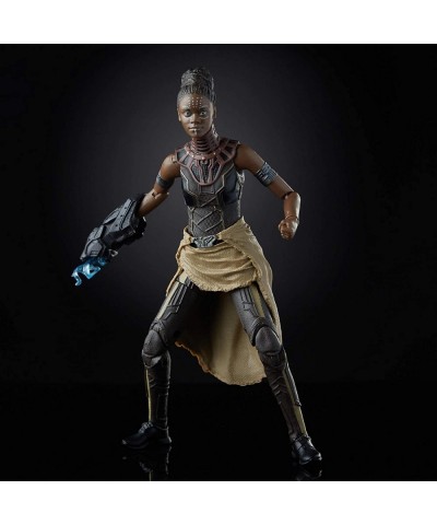 Marvel Legends Series Black Panther Shuri 6" Collectible Action Figure Toy for Ages 6 & Up with Accessories & Build-A-Figurep...