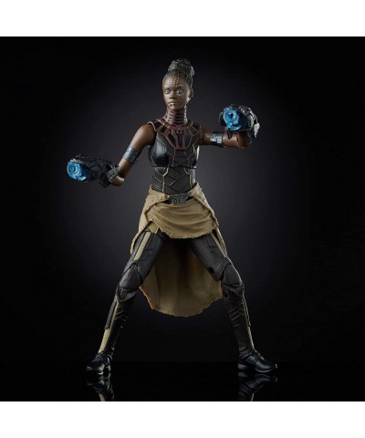 Marvel Legends Series Black Panther Shuri 6" Collectible Action Figure Toy for Ages 6 & Up with Accessories & Build-A-Figurep...