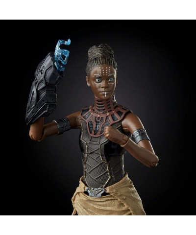 Marvel Legends Series Black Panther Shuri 6" Collectible Action Figure Toy for Ages 6 & Up with Accessories & Build-A-Figurep...