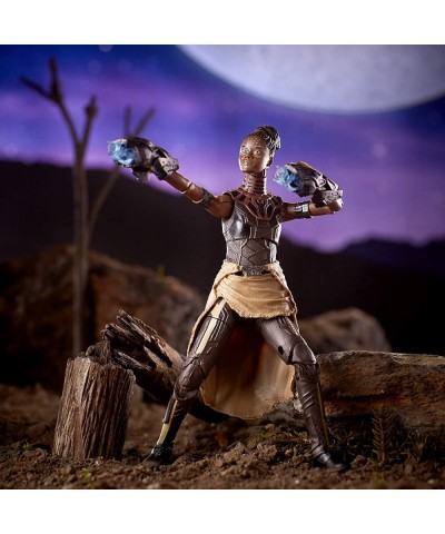 Marvel Legends Series Black Panther Shuri 6" Collectible Action Figure Toy for Ages 6 & Up with Accessories & Build-A-Figurep...