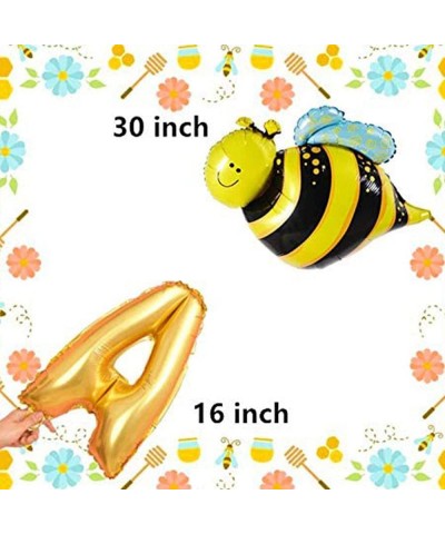 Set of 3 Fun to Bee One Balloons First Year Birthday Party Happy Bee Day Decoration Bumble Bee Party Decoration Fun To Bee On...