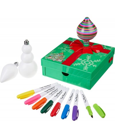 The Gift Box Ornament Decorator by Treemendous - Includes Christmas Tree DIY Ornament Decorating Spinner Arts and Crafts Kit ...