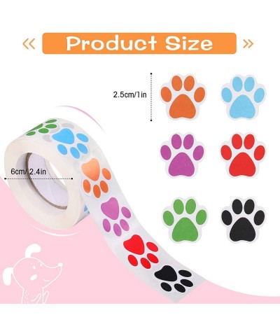 54 Pieces Dog Paw Party Favors Set Dog Paw Print Party Supplies Puppy Party Supplies Including Paw Print Drinking Straws Sili...