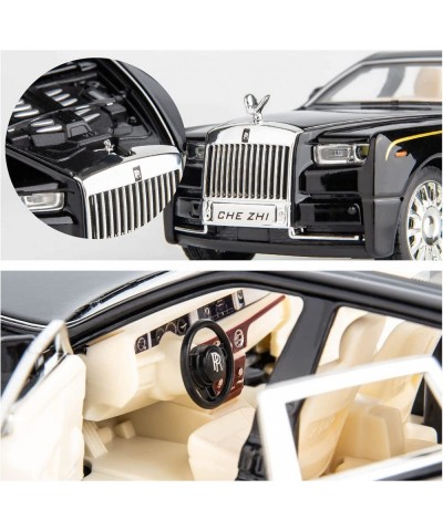 1/32 Rolls-Royce Phantom Model Car Zinc Alloy Pull Back Toy car with Sound and Light for Kids Boy Girl Gift(Black) $31.98 Kid...