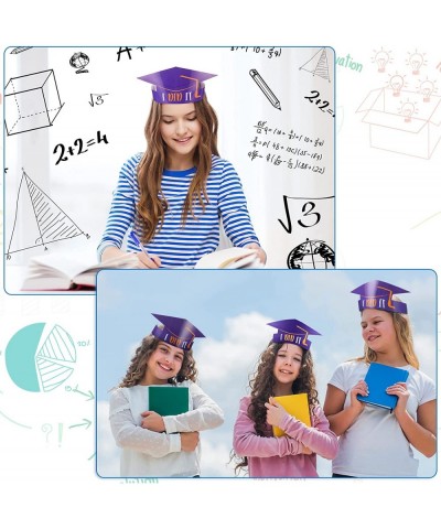 36 Pieces Paper Graduation Crown Adjustable Paper Graduation Cap Hats (Purple) $16.71 Kids' Party Hats