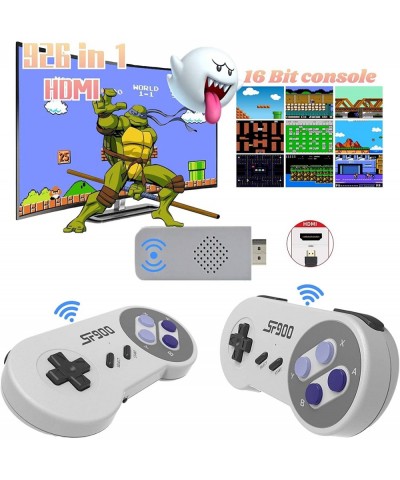 Retro Classic Game Console Video Game System Built-in 926 NES Games with Dual 2.4G Wireless Controllers 16-Bit 4K HDMI Output...