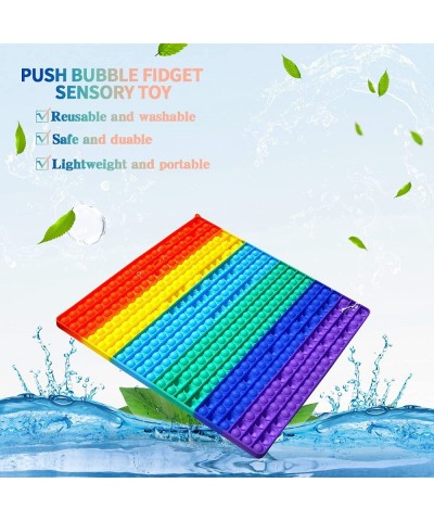 Big Size Push Pop Bubble Fidget Toy 15.8 Inch 400 Bubbles Relieve Stress Fidget Silicone Toy for Adults Anxiety and Kids Auti...