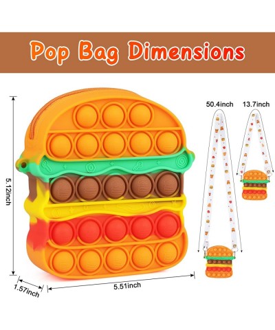 Pop Purse Fidget Bag for Girls Bubble Shoulder Bags Popper Crossbody Bag School Supplies Puppets Purse Wallet Push It Coin Po...