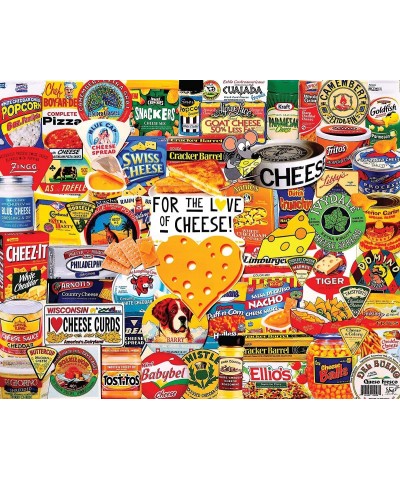 Puzzles I Love Cheese 1000 Piece Jigsaw Puzzle $34.98 Jigsaw Puzzles