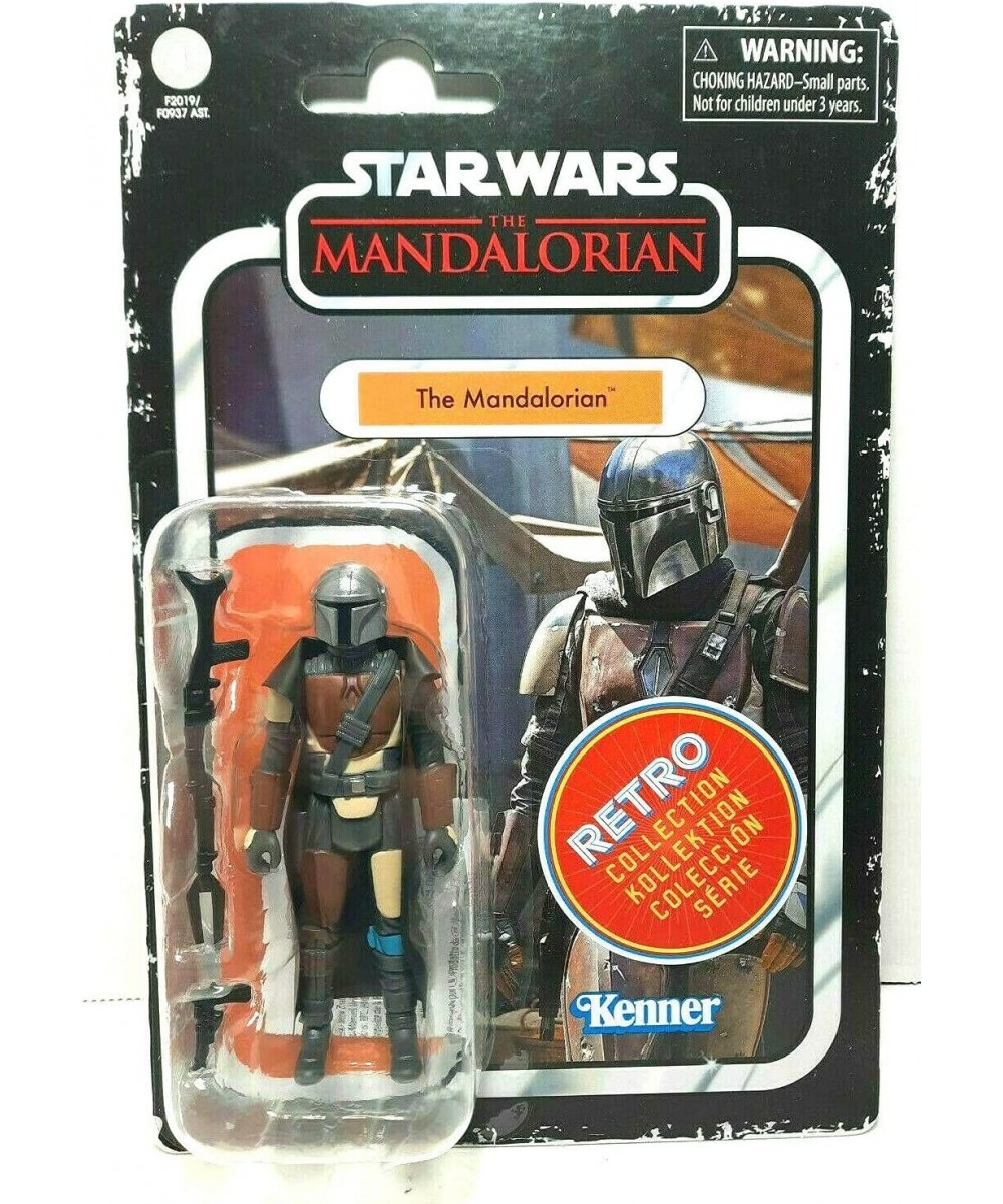 Starwars The Mandalorian Retro Collection [The Mandalorian] - 4" inch Action Figure $28.02 Action Figures