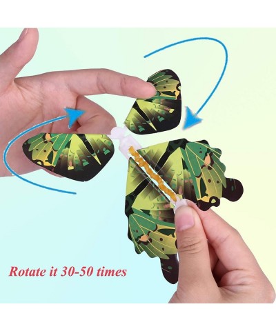 Magic Flying Butterfly Rubber Band Powered Wind up Butterfly Toy in Book or Card for Surprise Gift or Party Playing (9pcs) $2...