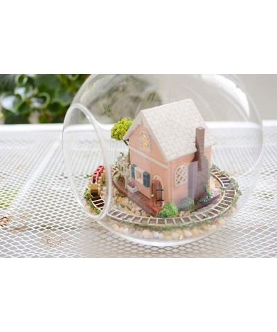 Dollhouse Miniature DIY House Kit Creative Room with Furniture and Glass Cover for Romantic Artwork Gift (Pandora Magic Garde...