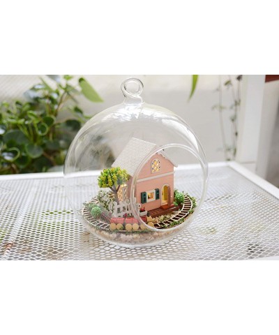 Dollhouse Miniature DIY House Kit Creative Room with Furniture and Glass Cover for Romantic Artwork Gift (Pandora Magic Garde...